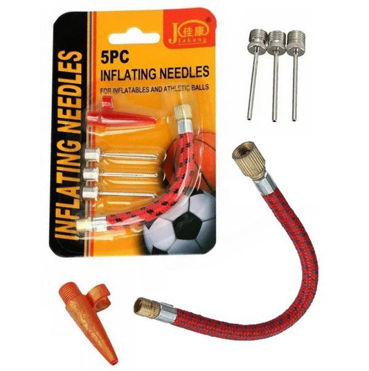 Picos Para Inflar Pelotas Con Accesorios X 5 Piezas