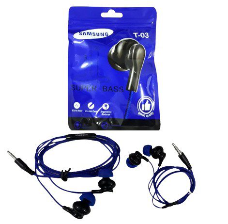 Auriculares Samsung Sport Reforzado Bolsa Azul