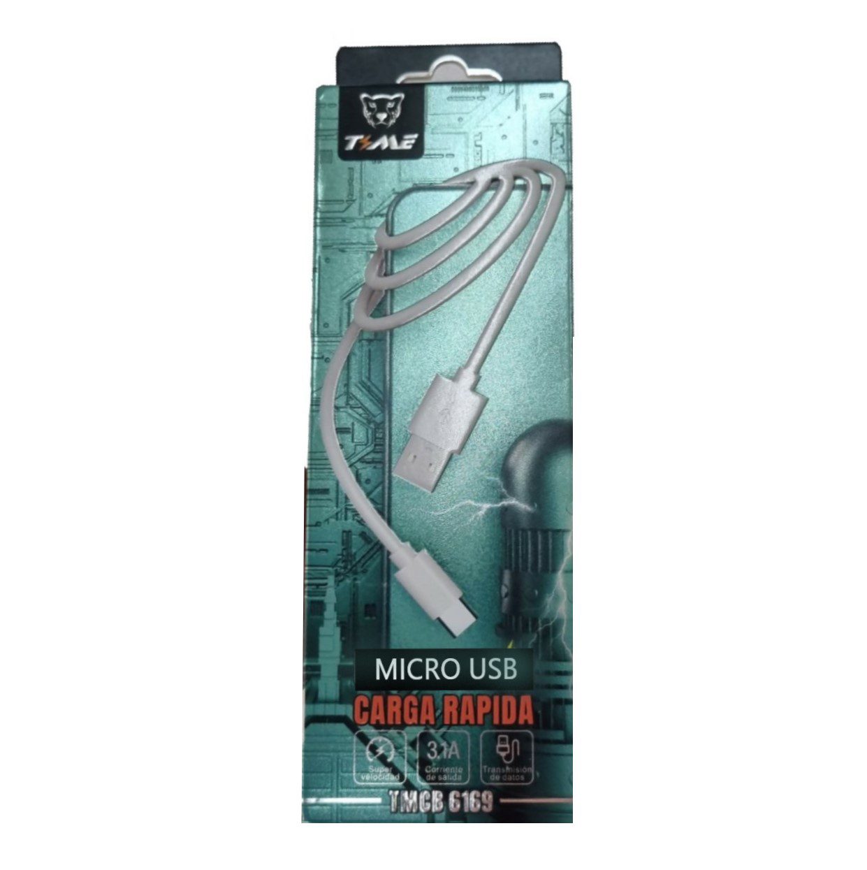 Cable Time Clasico 3.1  Usb A Micro Usb  V8 Carga Rápida