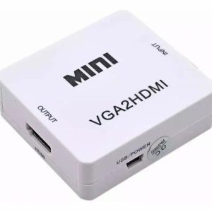 Adaptador Conversor De Entrada Vga A Salida Hdmi + Cable Usb Power