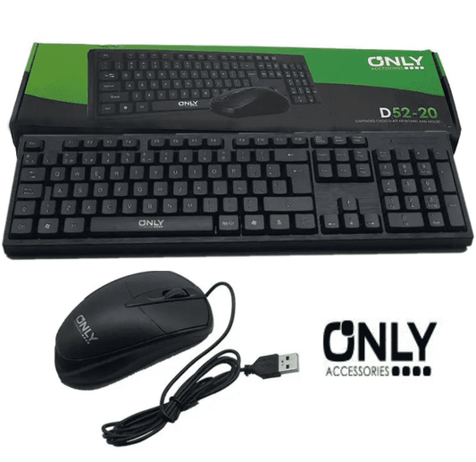 Combo Only  Teclado Y Mouse Español (Ñ) Pc Otros