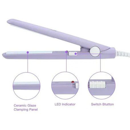 Mini Planchita De Pelo Viaje Plancha 220v 20w