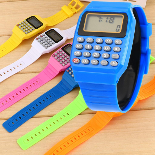 Reloj Digital Con Calculadora