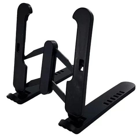 Soporte Portatil De Mesa Plegable Mini Holder 13x10Cm Celular Tablet Color Negro