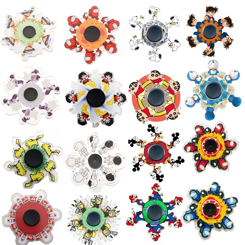 Spinner 3D Con Efecto Movimiento Fidget