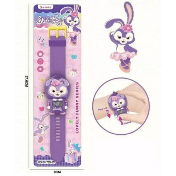 Reloj Con Personaje Desplegable De 6Cm (En Blíster) Stella Lou