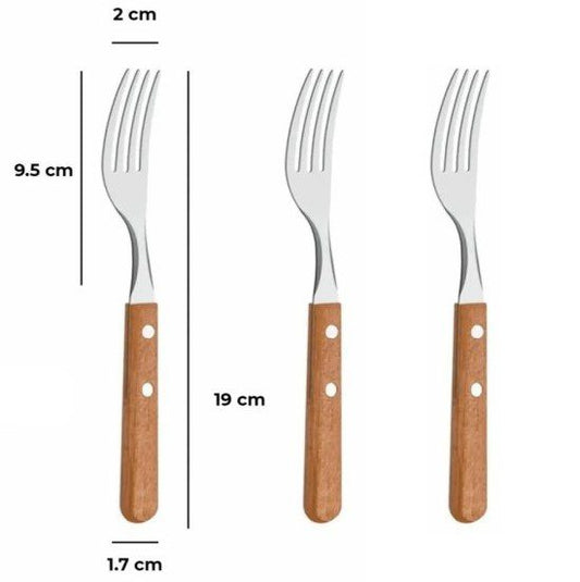 Tenedor Tramontina AAA X 3 Unidades (En Bolsa)