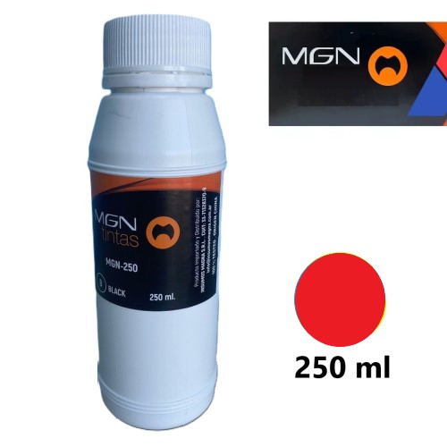 Tinta Universal Para Sistema Continuo 250ML Color Color Magenta (Rojo)