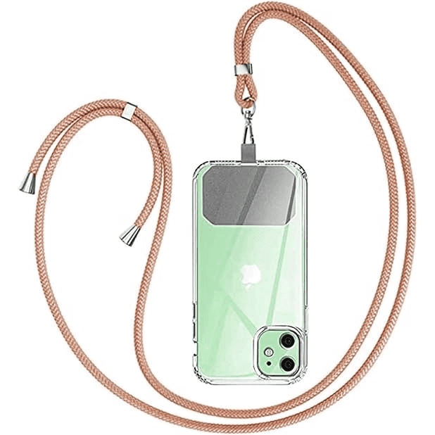 Correa Mod1 Colgante Universal Para Colgar En Funda De Celular Regulable Color Marrón