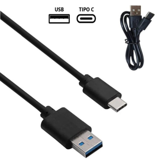 Cable Reforzado Usb A Tipo C  50Cm Auriculares, Linternas, Otros