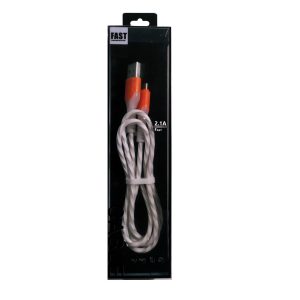 Cable Con Luz Fast Usb A Micro Usb v8 2.1 Amp