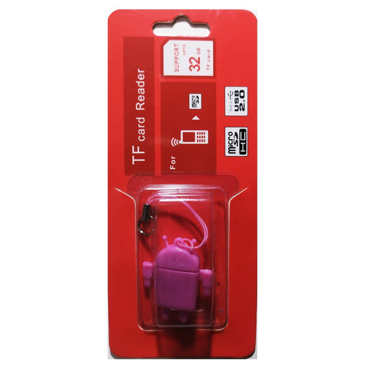 Lector Memoria De Tarjeta Micro Sd A Pc Rosa