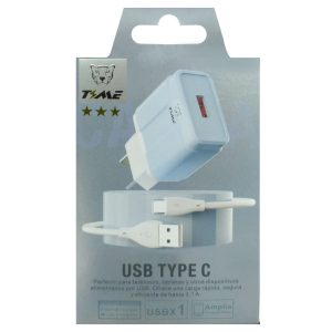 Cargador Time 3.1 Usb C. Rapida + Cable Separado Tipo C