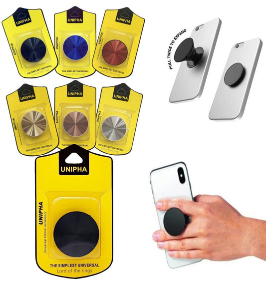 Soporte Rebatible Universal Anillo Pop Socket Metalizados Color Fucsia