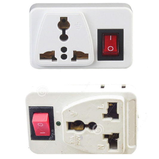 Enchufe Adaptador Con Interruptor