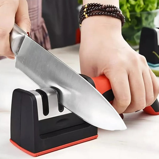 Afilador Para Cuchillos Navajas Tijeras Cuchillos 3 Filos