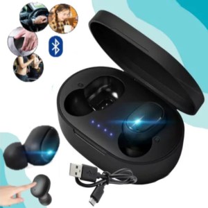 Auriculares Inalámbricos A6S Led Original 5.3 Color Negro