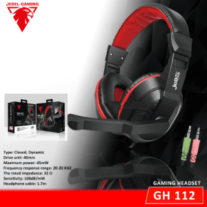Auriculares Gamer PC Jedel C/Mic Y Volumen