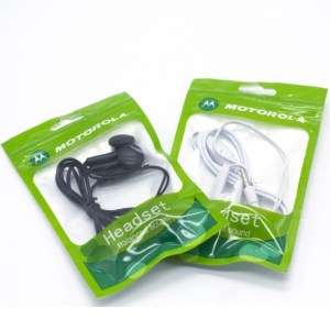 Auriculares Motorola Manos Libres Tradicional (En Bolsa) Color Blanco