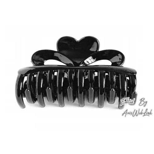 Broche Grande 7X5Cm Corazon Color Negro