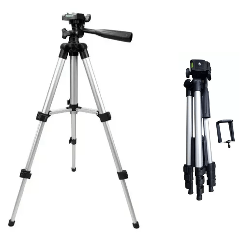 Trípode Celular Camara Aluminio 1,20 Metros Plegable
