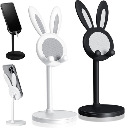 Soporte de Mesa Conejo 23x10Cm Conejo Color Negro