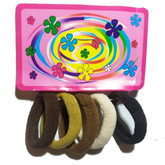 X5 Colitas Elastica 3 CM Accesorios Para El Pelo Colores 2