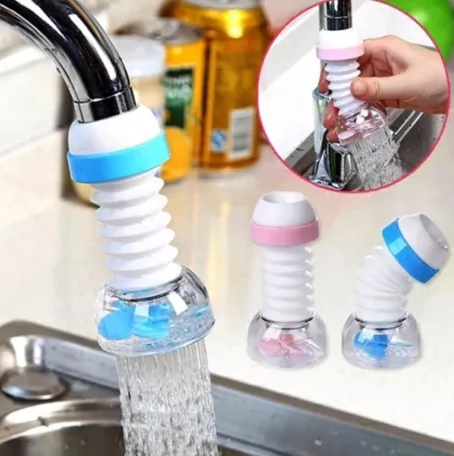 Pico Universal  Canilla Agua Direccionable Rotación 360° Anti Splash Para Pico de 16 a 19mm