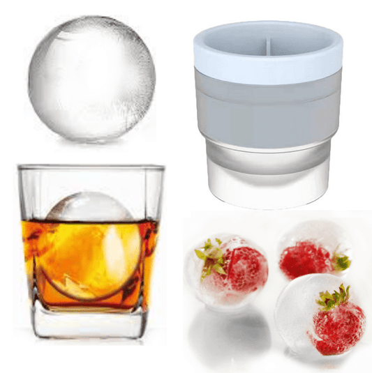 Molde Para Hielo Cubetera Esfera Redondo