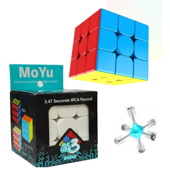 Cubo Rápido Profecional Speed Moyu Original Rubik 3x3x3 Stickerless