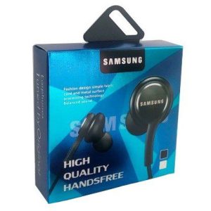 Auriculares Samsung Akg Caja Azul Brillante