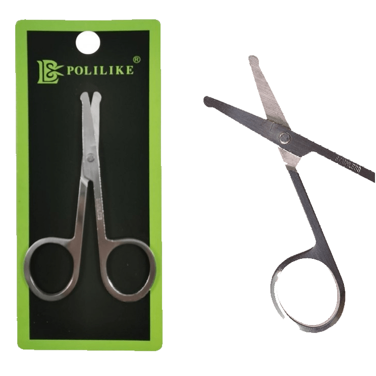 Tijera Con Punta Redonda Para Protección 9Cm