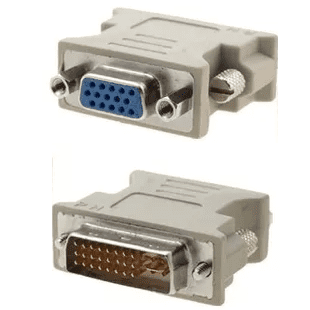 Adaptador Video Dvi Macho A Vga Hembra Dual Monitor