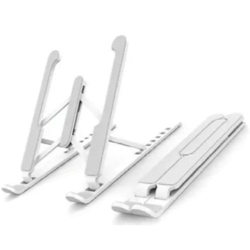 Soporte Portatil De Mesa Plegable Mini Holder 13x10Cm Celular Tablet Color Blanco