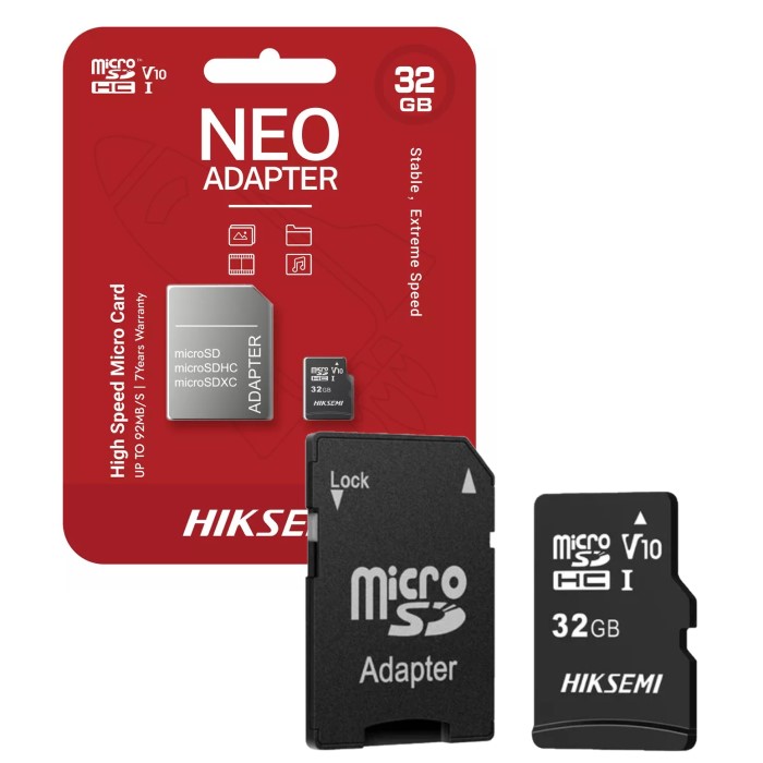 Memoria Micro Sd 32gb Hik Class 10 92 MB/s