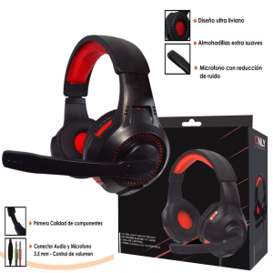 Auriculares Gamer Only MV Con Mic. Volumen Para Pc Plug 3.5mm