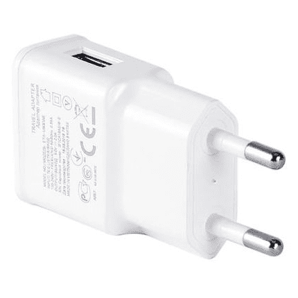 Cargador 2A ETA Cabezal  Pata Redonda Salida Usb Hembra