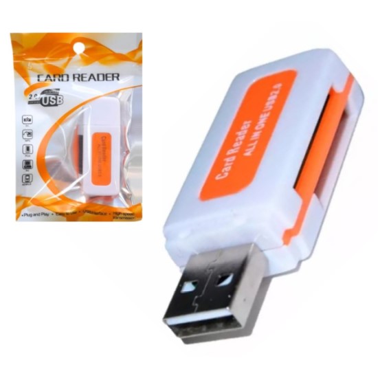 Lector De Tarjetas Multible Card Reader Con Puerto Usb Tipo Pendrive