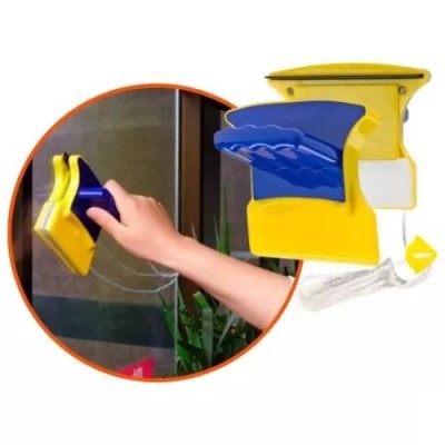 Limpiador De Vidrios Magnético Grande Ventanas Imán Soga y Repuestos