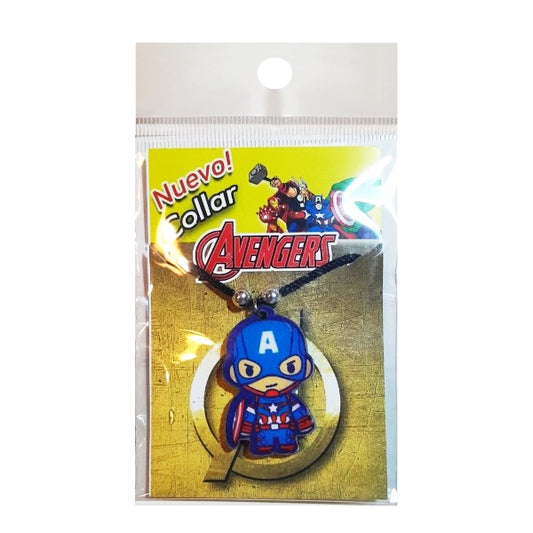 Collar De Personajes Diseño:  Capitán America