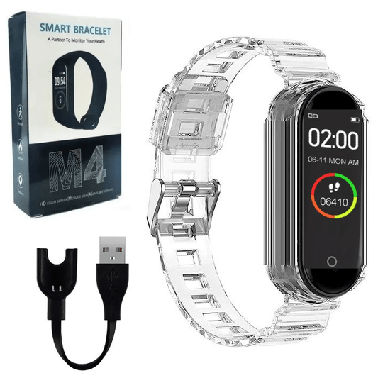 Reloj Smartwatch M4 Malla Transparente Reforzada