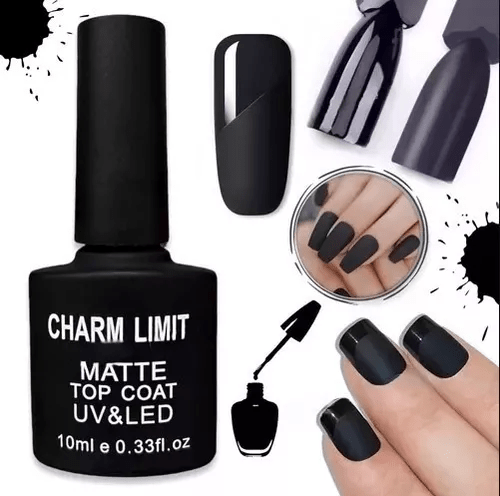 Esmalte Uñas Top Coat Matte Charm Limit Uv &#038; Led 10ml
