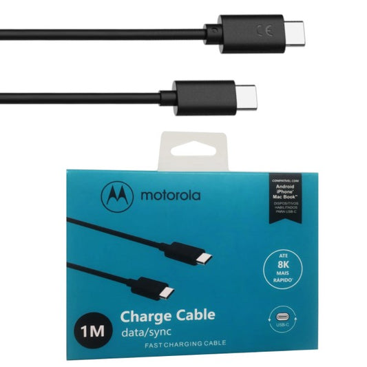 Cable Motorola &#8221; Tipo C &#8221; A &#8220;Tipo C &#8221; (Caja Grande)