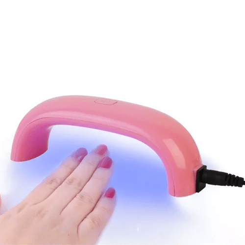 Mini Cabina Led Lampara 9w Smart 2.0 Uv Color Rosa