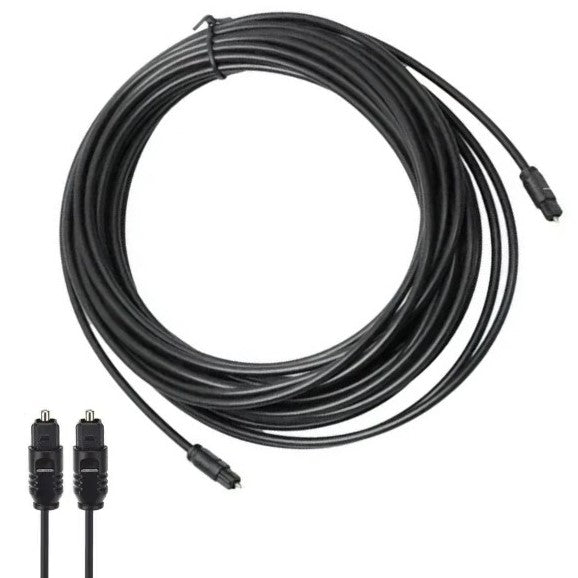 Cable Óptico Audio Digital 10 Metros Fibra Óptica