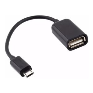 Adaptador Otg Micro A Usb C/Cable M1 (En Bolsa Para Colgar)