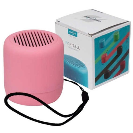 Parlante Bluetooth G75 8X7Cm Entrada Usb MicroSD Color Rosa