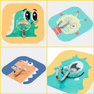 Gancho Colgante Infantil Adhesiva  7,5&#215;7,5Cm