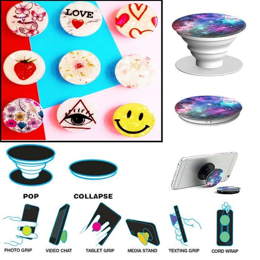 Soporte Rebatible Universal Pop Socket Diseño 3D