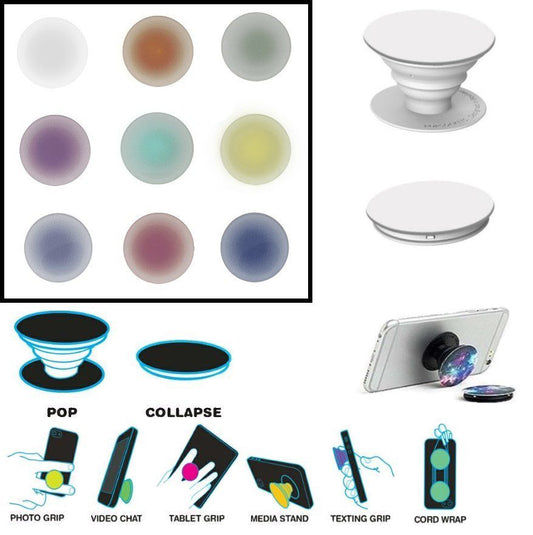 Soporte Rebatible Universal Pop Socket Difuminado (En Bolsa)